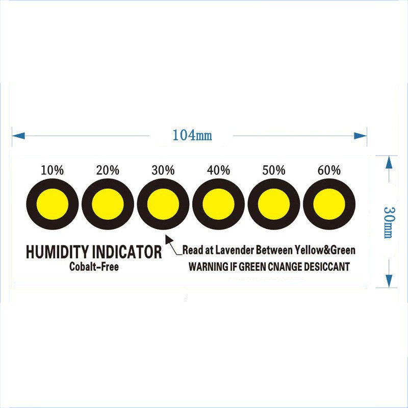 6-Spot Halogen-Free & Cobalt-Free Humidity Card suppliers