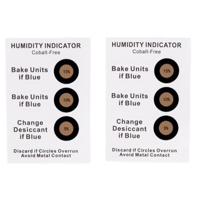 Cerdyn Dangosydd Lleithder Am Ddim Cobalt 5-Spot